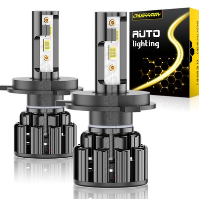H4 9003 LED Headlight Bulbs Kit High Low Beam White For Nissan Cube 2009-2014