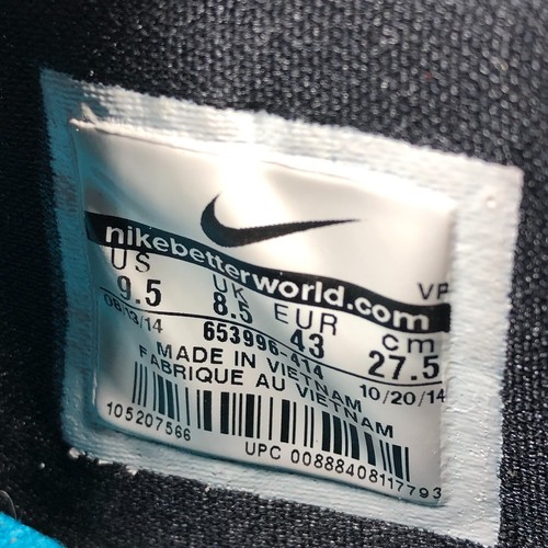 Nike Shoes Mens 9.5 KD 7 VII Sneaker Basketball Blue Clearwater Low Kevin Durant - Picture 10 of 14