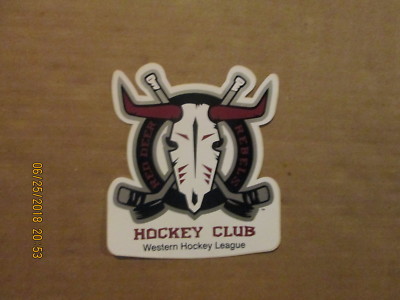 WHL Red Deer Rebels Vintage Circa 2000's Team Logo Hockey Sticker