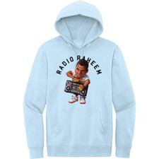 NEW ART SOCIETY x SWOD RADIO RAHEEM TOON ICE BLUE Hoodie SM-4XLARGE MADE IN USA