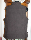 Mervyn’s Merona puffer brown with purple lining NOS vest size medium washable — photo 5