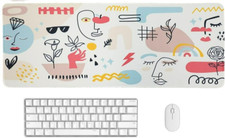 31.5 x 11.8 Inch Non-Slip Long Extended Large Gaming Mouse Pad w/Stitched Edges
