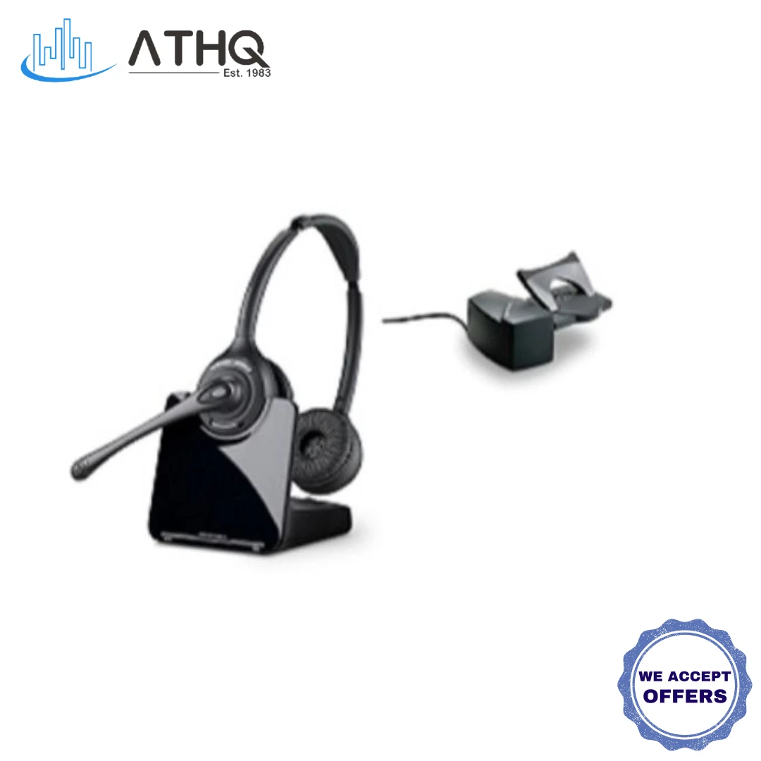 Plantronics 84692 11 CS520 Wireless Headset with HL10 Handset Lifter with Stand
