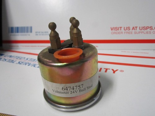 Isspro 24V Ball Stud Voltmeter 6474757 NEW , S2 - Picture 6 of 7