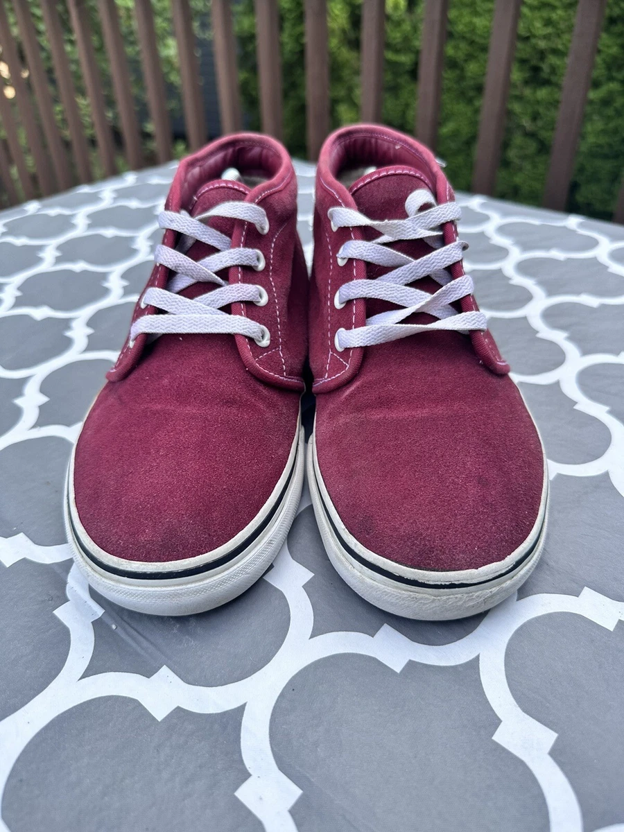 Vans chukka hotsell low burgundy