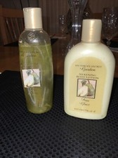 Victoria's Secret Garden PEAR GLACE Shower Gel and Body Lotion Set