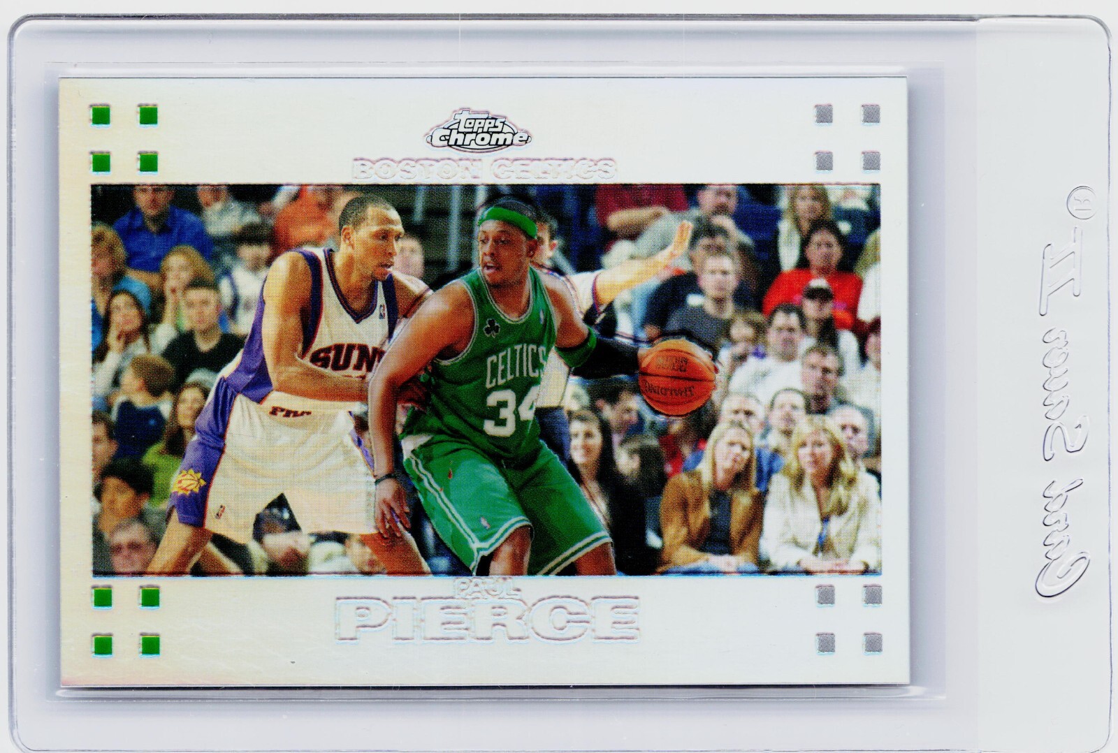 2007-08 TOPPS CHROME REFRACTOR #34 - PAUL PIERCE #ED 003/999