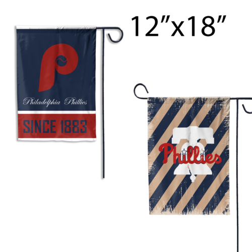Philadelphia Phillies Primary Logo MLB double-Sided garden Flag, vintage style - Picture 1 of 1