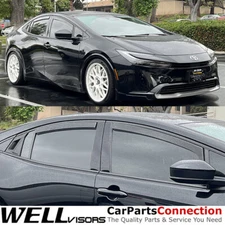 Wellvisors In-channel Window Visors 4Pcs For Toyota Prius Prime 2023-2024 23 24