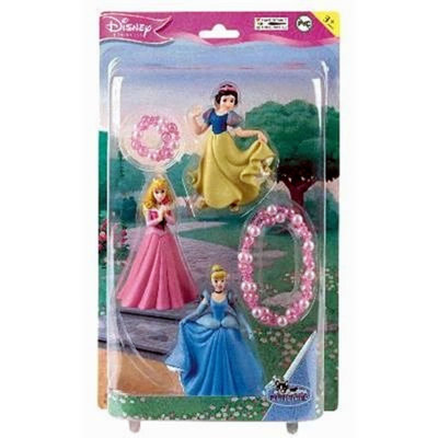Bullyland 12039 - Disney Prinzessinnen in Geschenk Box Spielfigurenset, 3 teilig
