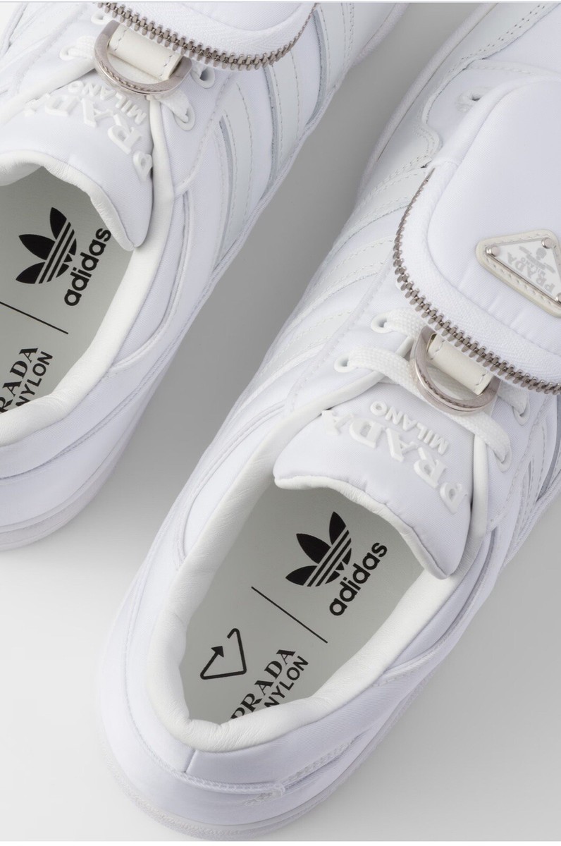 Men Size 12 - adidas Forum Low x Prada White 2022 New 195739784472