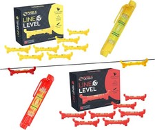 7X Pocket Bubble Level for Builders Line | Hanging String Bubble Level Set