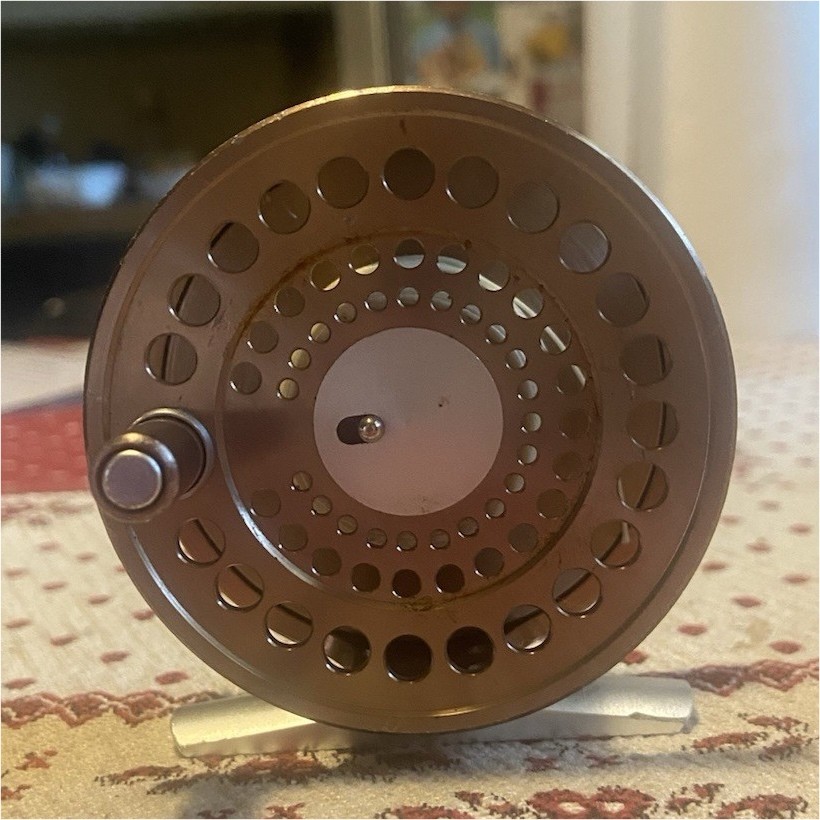 MULINELLO PESCA A MOSCA MARRYAT MR7 ORO FRENO POST. 1,0:1 DX/SX