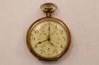 Antique Zenith 18 Jewels Chronograh Gold Filled Watch, Pre-Owned, Doesn't Run