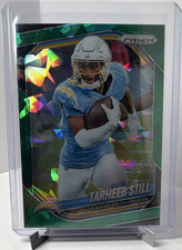 Panini Prizm Exclusive Green Ice Tarheeb Still #35 Los Angeles Chargers NFL 2025