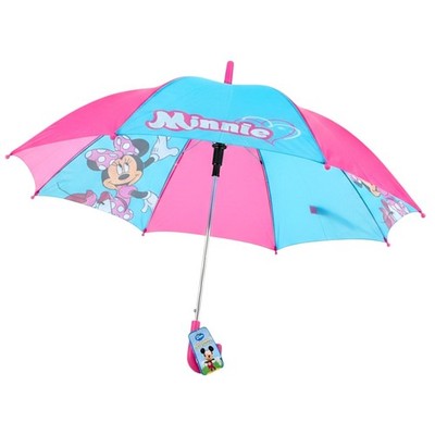 Minnie Mouse Regenschirm für Kinder - kleiner Mädchenschirm rosa und blau - Regen
