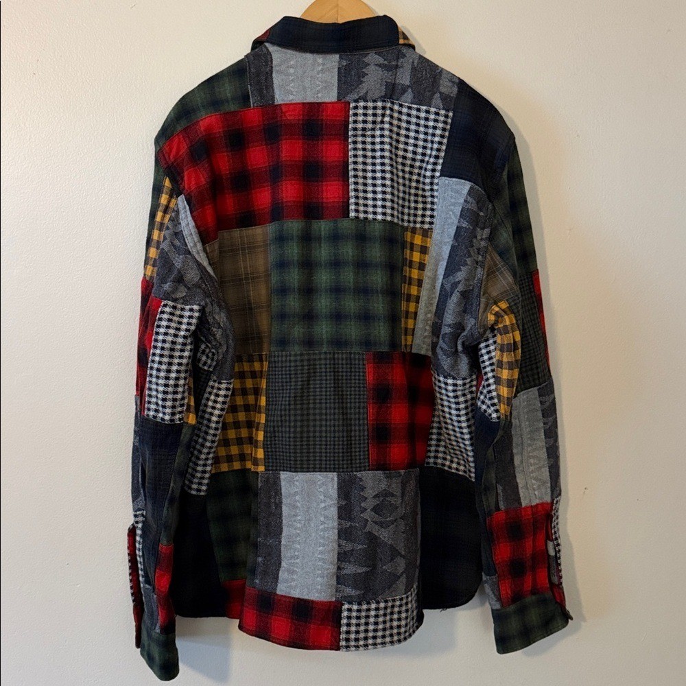 Ralph Lauren Double RL Patchwork Button Down Size… - image 3