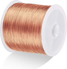 MIKIMIQI 328Ft Jewelry Wire - 26 Gauge Tarnish Resistant Copper Beading Wire for