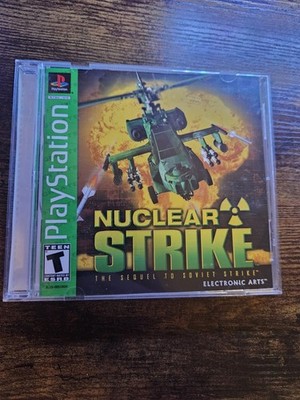 EA Nuclear Strike Sony PlayStation 1 PS1 Shooter T NTSC-U/C Strike Series 1997