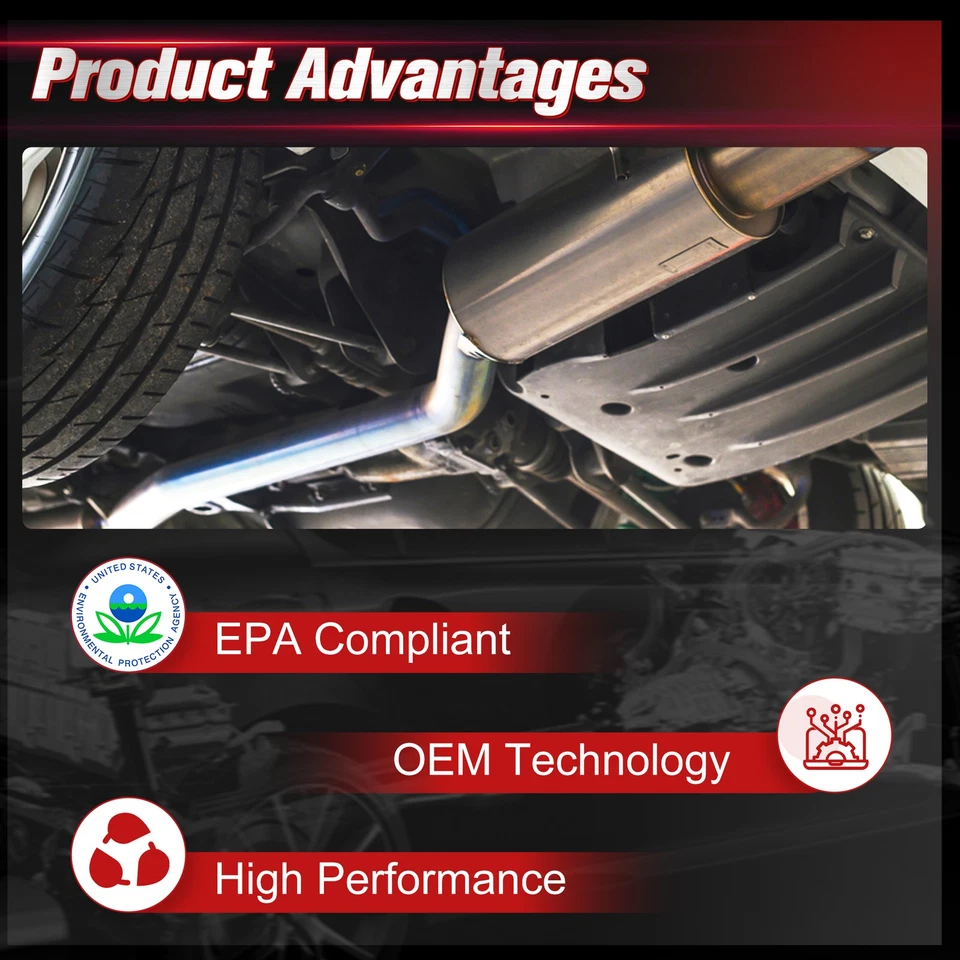 Catalytic Converter Kit Compatible with 2013-2020 Ford Fusion 2.5L - Image 3 of 4