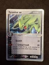 Pokemon Tyranitar ex 17/17 POP Series 1 Vintage 2004 Ultra Rare Cosmos Holo LP on eBay