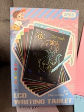 2 Pack 10  LCD Portable Tablet Digital Drawing or Handwriting Electronic Pads