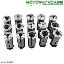 ALL-CARB 1/8"-1" Capacity TIR 0.0005" High Precision 5C Round Collet 15 Pack Set