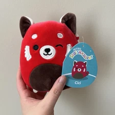 NWT Squishmallows Cici Red Panda 5” Squishmallow