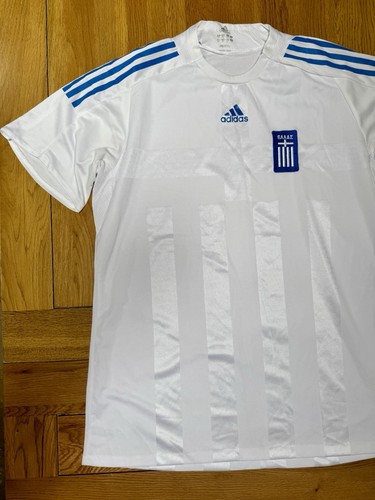 Authentic Adidas Formotion Player-Issue Jersey β Greece Home 2008 World Cup 2XL - Picture 4 of 16