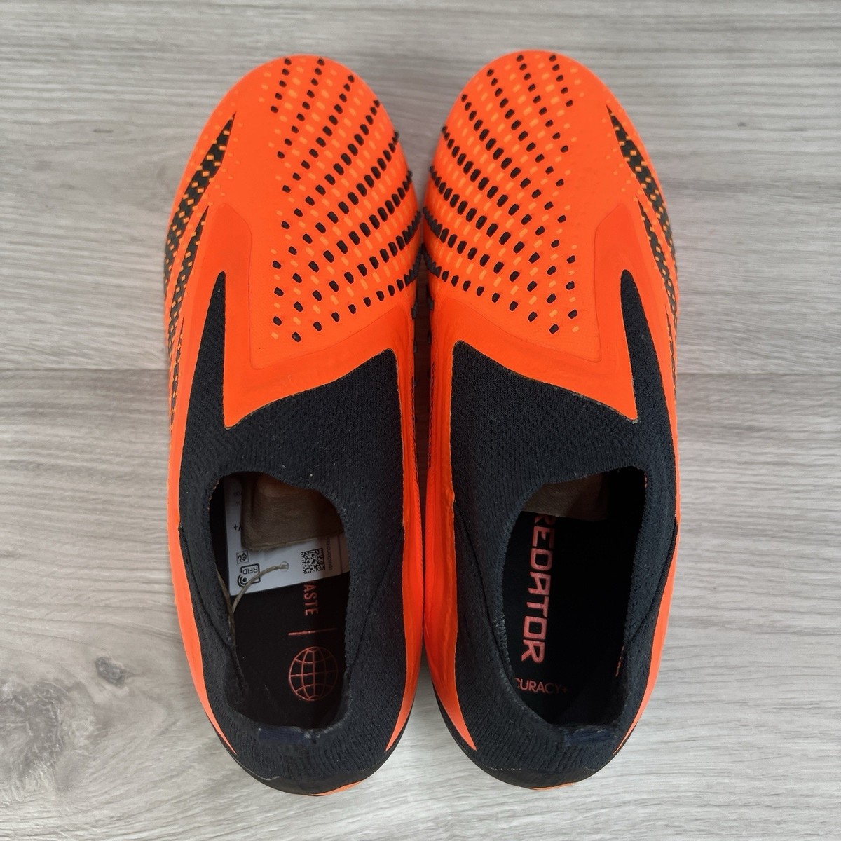 Adidas Predator Accuracy+ FG Orange Black Soccer Cleats New GW4560