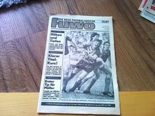 DDR Fußballzeitung "FUWO"  Nr. 25 / 1987   ( DDR Meister BFC Dynamo  )