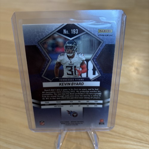 2022 Panini Mosaic - Kevin Byard #193 Blue Sparkle Prizm - Picture 3 of 3