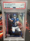 Topps 2025 Topps Chrome Jaxson Dart Rookie Card #306 PSA 8 New York Giants