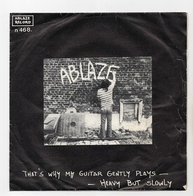 ABLAZE * 1978 DIY BELGIUM PUNK KBD LO-FI PRIVATE 7'' 45 * Listen!