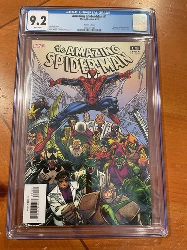 Amazing Spider-Man #1 (2022) bagley romita sr kieth hidden gems variant CGC 9.2