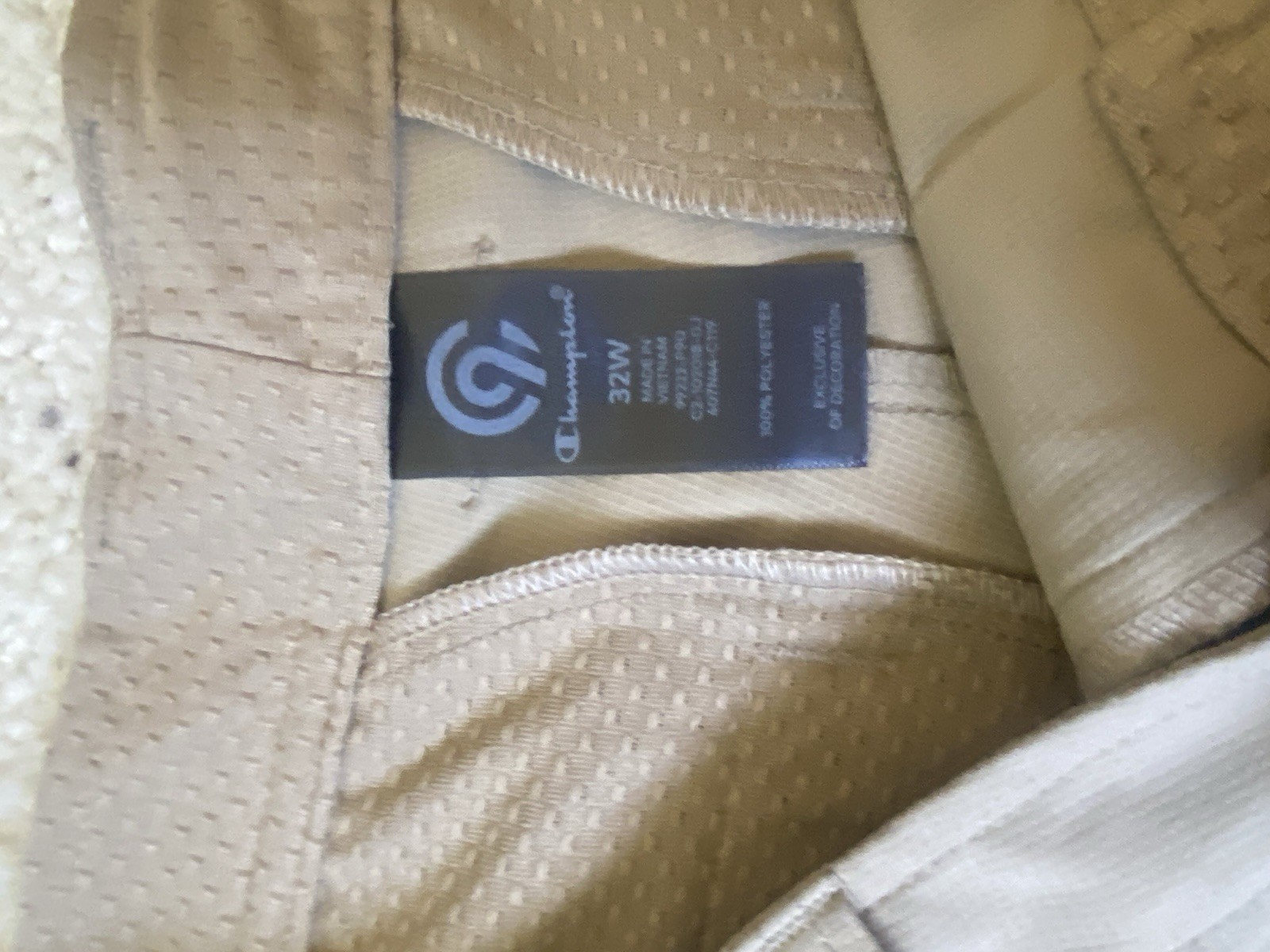 Men's Champion C9 Power Protect Lightweight Tan Golf Shorts- Sizef32 W-NWT image 8