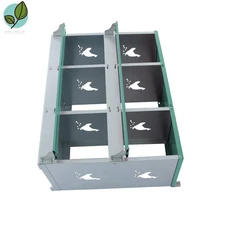Wall Mount Better Environme 6 Compartment Chicken Nesting Boxes Poultry Nest Box