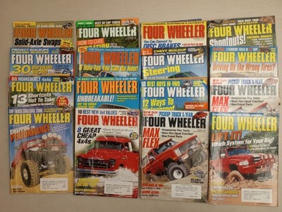 Four Wheeler Magazine Lot Of 16 Issues 1999-2001
