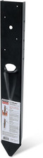 FPBM44E E-Z Mender 12-Gauge Black Powder-Coated Mender Plate for 4X4 Wood Post (
