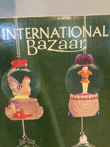Bazar Internazionale Vintage 12 Giorni di Natale Waterglobe Ornamenti LEGGI - Foto 3 di 12