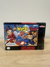 Super Ninja Boy Nintendo SNES Box & Game Cartridge (No Manual) Rare HTF