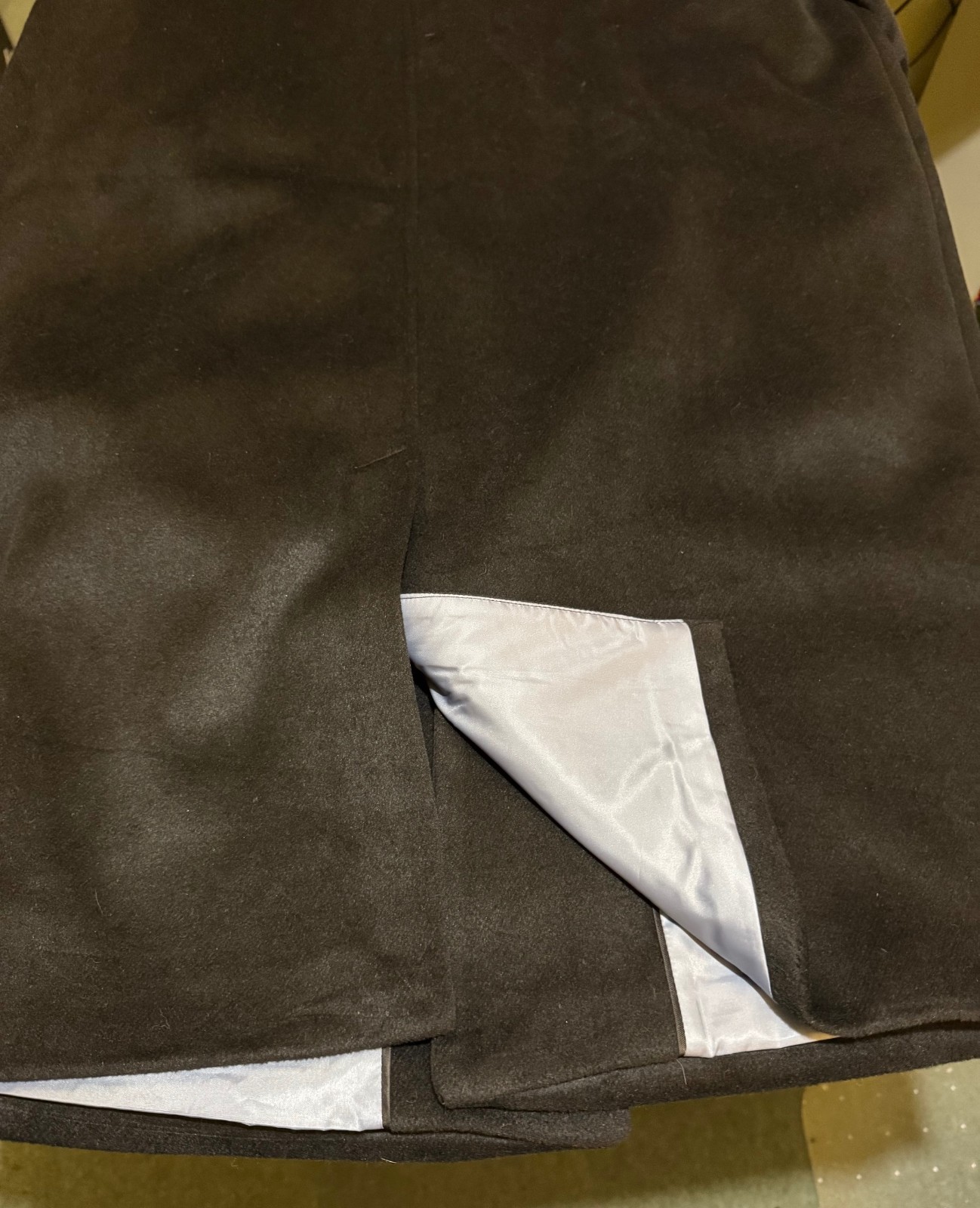 Gents Overcoat By River Island - 4XL In Excellent Condition - Worn Twice! image 8