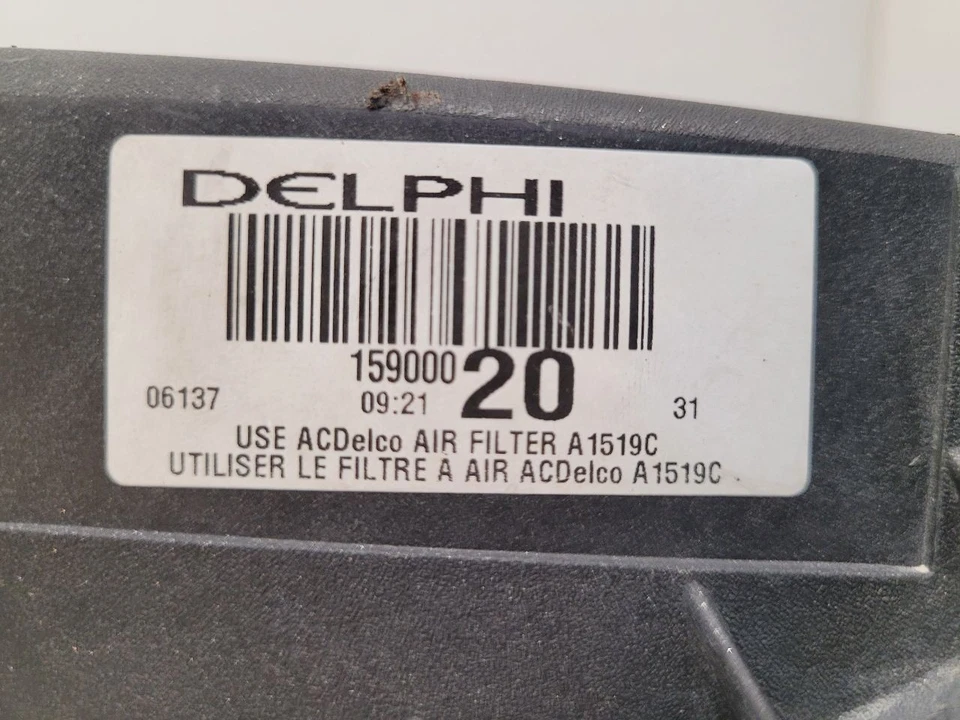 2007-2009 Cadillac Escalade воздухоочиститель 6,0 л гибридный 25873812 - Изображение 3 из 4