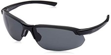 Smith Parallel Max 2 Rimless Sunglasses in Black/Polarized Gray Ignitor Rose Red