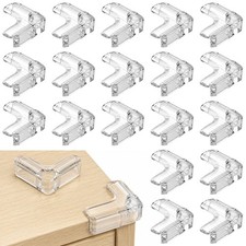 20 Pack Baby Corner Protector Guards for Furniture, Clear