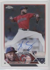 2023 Topps Chrome Update Auto Xzavion Curry #RA-XC Auto 0b3