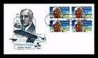 US COVER WILLIAM PIPER AVIATION PIONEER AIR MAIL FDC BLOCK OF 4 ARTMASTER