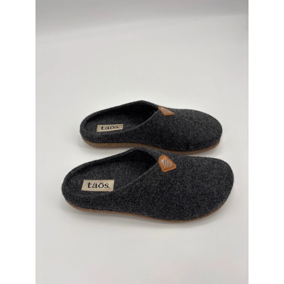 Zapatillas zuecos sin cordones para mujer Taos My Sweet de lana carbón talla 41 10-10,5 Foto 2 de 4