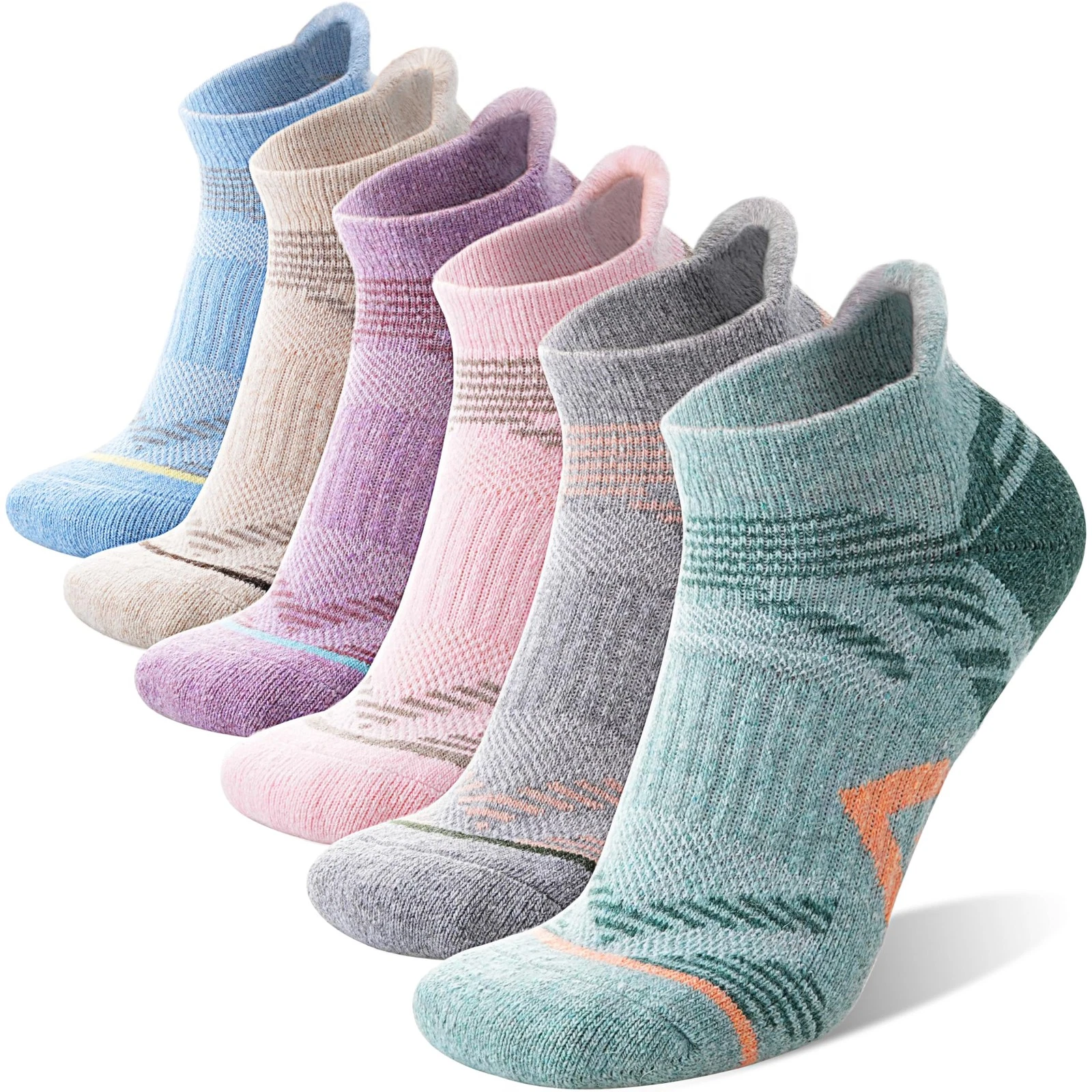 Merino Wool Ankle Hiking Socks Compression Warm Thermal Thick Cushion Winter ...