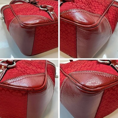 Y2K Coach Signature Gallery Tote Bag F12346 – Red Canvas Logo | eBay